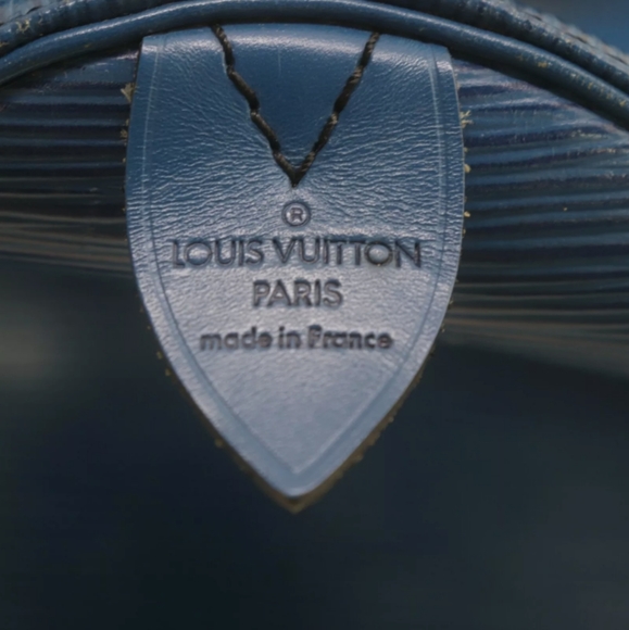 Louis Vuitton Blue epi keepall 50 - Picture 7 of 8